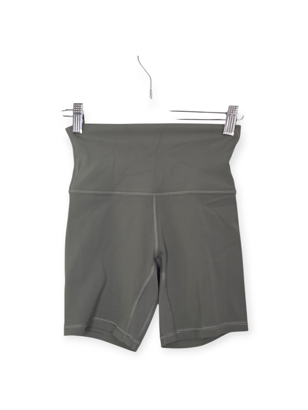 Women's‎ Lululemon Align High Rise grey sage color shorts, size 2